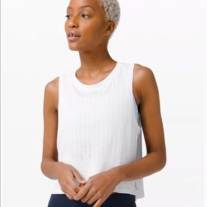 Lululemon Train to Be Tank Top Stripe